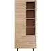 Opbergkast Lirona old oak 1 deur, 2 lades, 4 open vakken