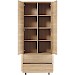 Opbergkast Lirona old oak 2 deuren, 2 lades