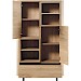 Opbergkast Lirona old oak 2 deuren, 1 lade, 4 open vakken