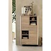 Opbergkast Lirona old oak 2 deuren, 1 lade, 4 open vakken