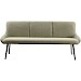 Eetkamerbank Ceno 190 cm combi stof groen