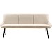 Eetkamerbank Ceno 190 cm combi stof naturel