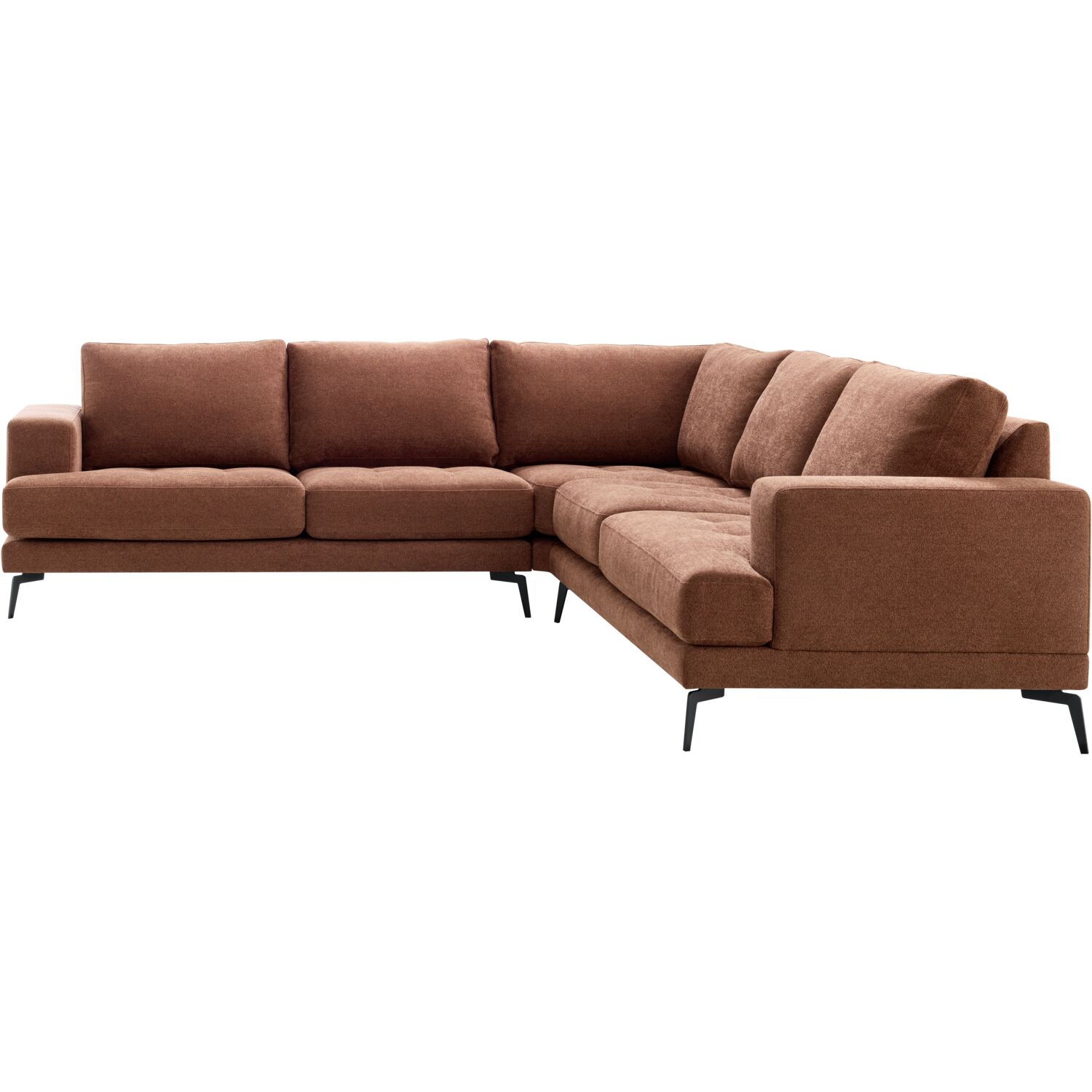 Hoekbank Acante roestbruin supreme comfort
