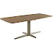 Eettafel Tento Deens ovaal bruin eiken 220x100cm