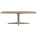Eettafel Tento Deens ovaal bruin eiken 220x100cm