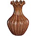 Vaas Liscia 35 cm hoog bruin