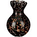 Vaas Liscia 19 cm hoog zwart glas