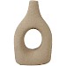 Vaas Secchia 28 cm hoog taupe