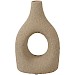 Vaas Secchia 23,5 cm hoog taupe