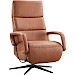 Relaxfauteuil Helara M leer cognac