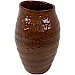 Vaas Secchia 38 cm hoog bruin
