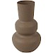 Vaas Secchia 20,5 cm hoog bruin