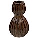 Vaas Secchia 30 cm hoog bruin