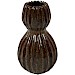 Vaas Secchia 22,5 cm hoog bruin