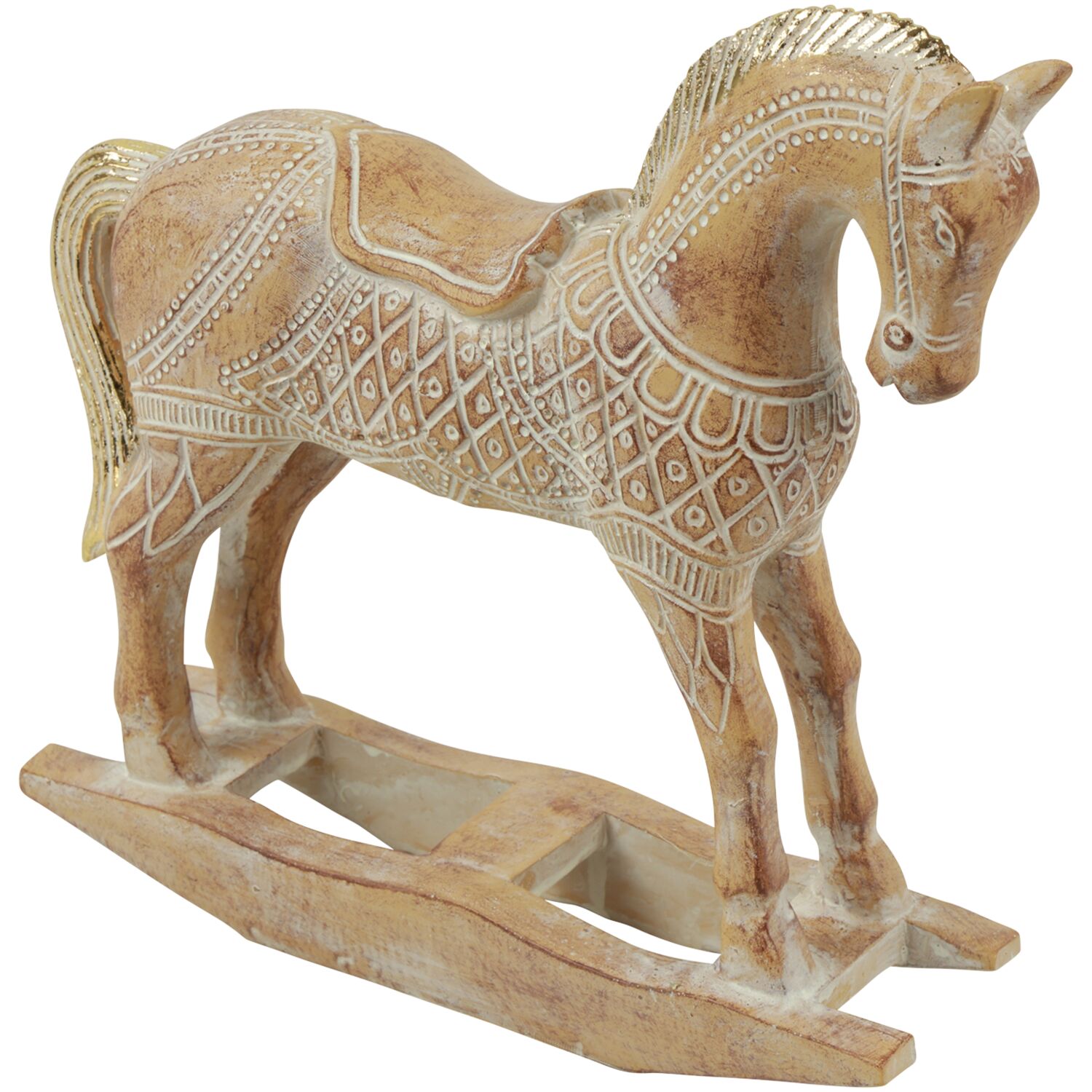 Decoratiebeeld Secchia hobbelpaard 20,8 cm hoog