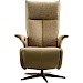 Relaxfauteuil Gironda M met sta-op okergeel