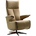Relaxfauteuil Gironda M met sta-op okergeel