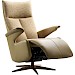 Relaxfauteuil Gironda M met sta-op okergeel