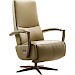 Relaxfauteuil Gironda L olijfgroen leer