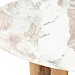 Salontafel Loopstone rond marmer