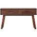 Sidetable Tivi 134x35cm rechthoekig donkerbruin
