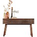 Sidetable Tivi 134x35cm rechthoekig donkerbruin