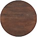 Eettafel Tivi donkerbruin mangohout 120 cm rond