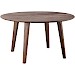 Eettafel Tivi donkerbruin mangohout 140 cm rond