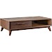 Salontafel Tivi donkerbruin mangohout 69x134 cm rechthoekig