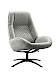Draaifauteuil Irabo grijs
