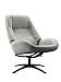 Draaifauteuil Irabo grijs