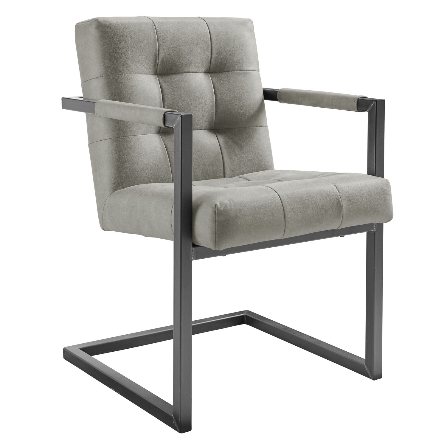 Eetkamerstoel Contiro carre grijs