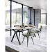Eettafel Canarias tonvormig HPL brons 220x100cm