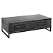 Salontafel Formia houtstructuur zwart