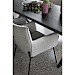 Eettafel Taranto eikenhout zwart 220x100cm