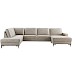 Hoekbank Montilla grijs links