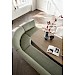 Eettafel Taranto eikenhout turf Deens ovaal 260x100cm