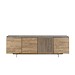 Dressoir Sirione HPL zebra marmer old teak