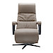 Relaxfauteuil Chanti met sta-op L bruin leer
