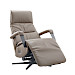 Relaxfauteuil Chanti met sta-op L bruin leer
