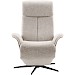 Relaxfauteuil Hintas M lichtgrijs hout