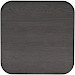 Salontafel Monzunio HPL zwart vierkant 60x60cm