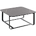 Salontafel Monzunio HPL marmer zwart vierkant 80x80cm