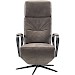 Relaxfauteuil Dock 5 M bruin microleder