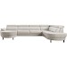 Hoekbank Rigas beige groen memory foam HR zitting rechts