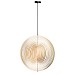 Hanglamp Wodia rond 59cm zwart hout
