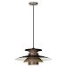 Hanglamp Ponzia metaal bruin
