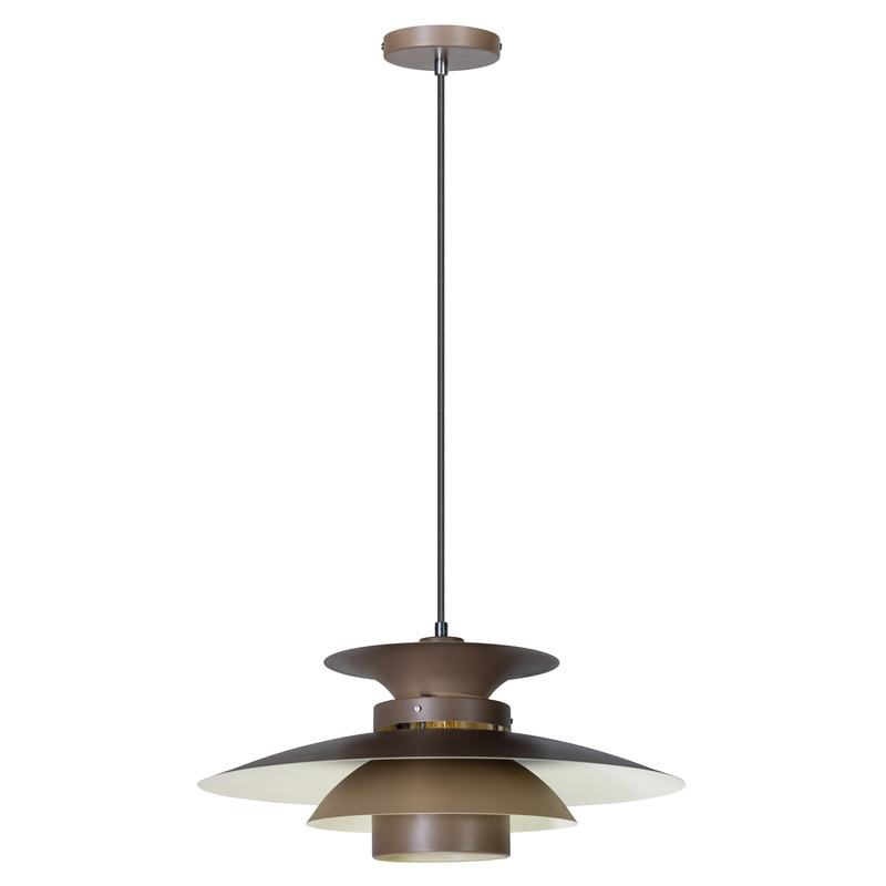Hanglamp Ponzia metaal bruin