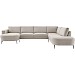 Hoekbank Lavolta beige rechts