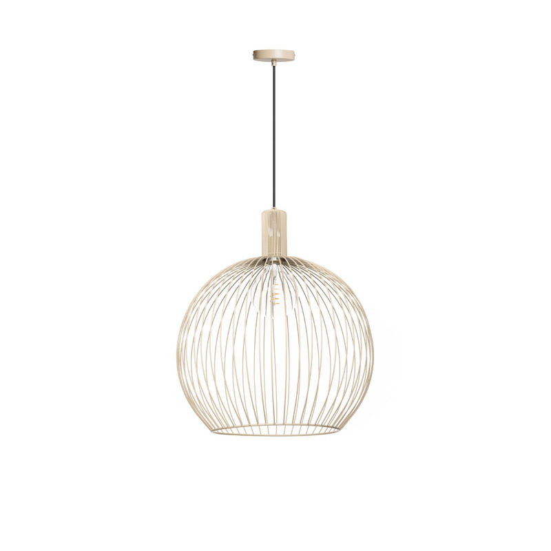 Hanglamp Warros rond 50cm metaal zand